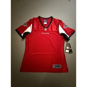 Atlanta Falcons NFL Pro Line Football Jersey Womens Small Red Blank Short Sleeve